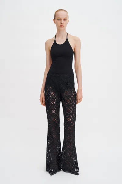 Filippa K Lace Trousers In Black