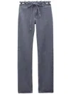 Filippa K Lace Waist Jeans In 0055 Mid Grey W