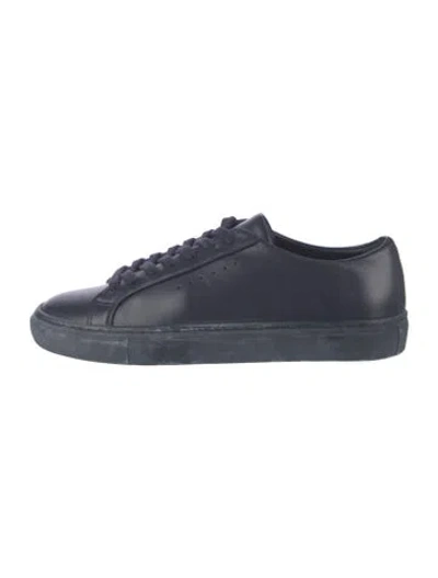 Pre-owned Filippa K Leather Sneakers In Blue