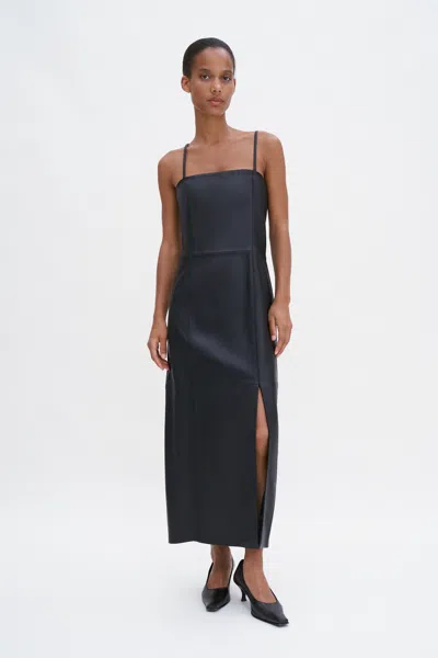 Filippa K Leather Tube Dress In Black