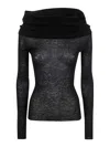 Filippa K Light Off Shoulder Top In Black