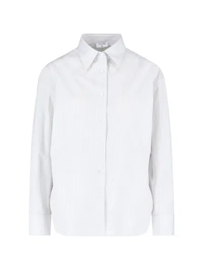 Filippa K Lightweight 100% Cotton Poplin Shirt In White