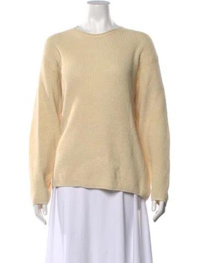 Pre-owned Filippa K Linen Crew Neck Sweater In Neutrals