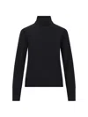 Filippa K Ribbed Turtleneck Sweater Long Sleeves In Black
