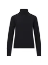 Filippa K Ribbed Turtleneck Sweater Long Sleeves In Black  
