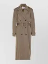 Filippa K Long Sleeve Belted Coat Pockets In Gray