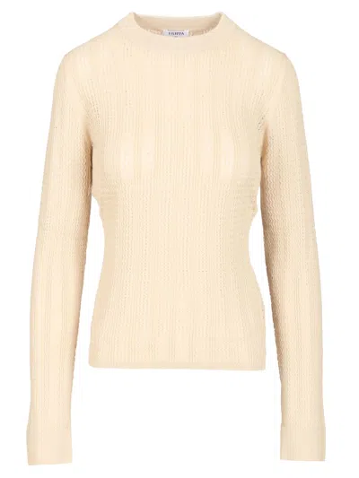 Filippa K Long Sleeve Knitted Shirt Tops Beige In Neutral