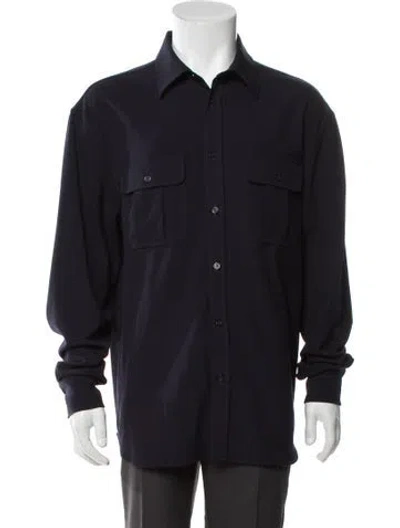 Pre-owned Filippa K Long Sleeve Shirt In Blue