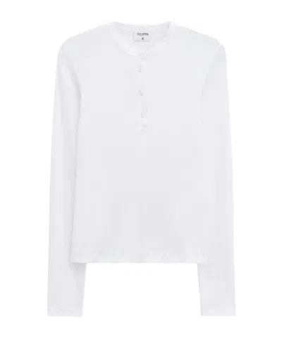 Filippa K Long-sleeved Sweater In White