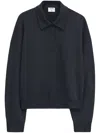 Filippa K Long Sleeves Polo Shirt In Black