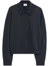 Filippa K Long Sleeves Polo Shirt In Black