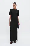 Filippa K Long T-shirt Dress In Black