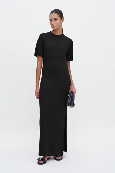 Filippa K Long T-shirt Dress In Black