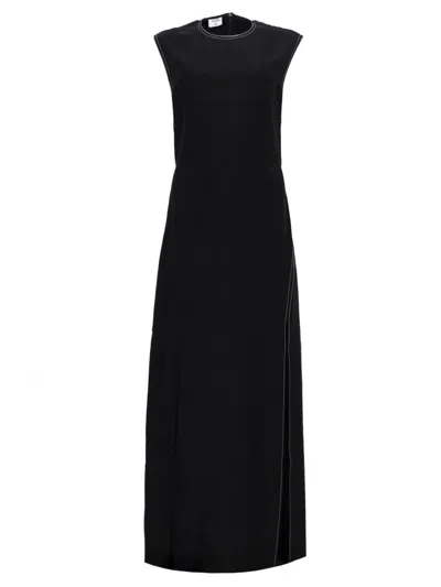 Filippa K Long "tank" Dress In Black