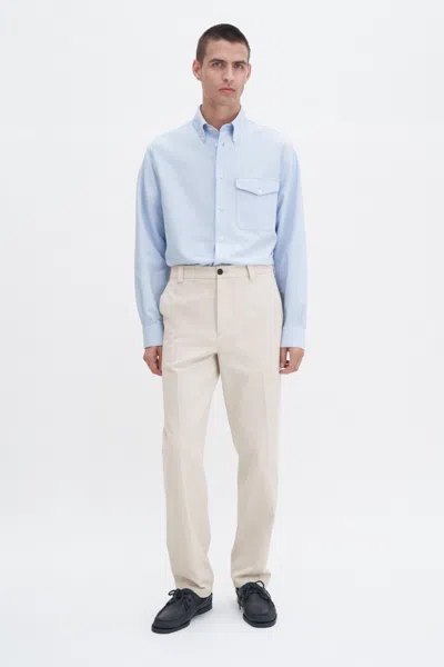 Filippa K Loose Cotton Oxford Shirt In Blue