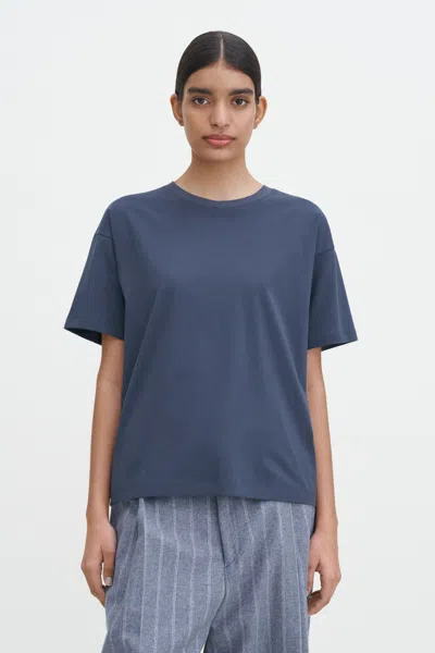 Filippa K Loose Fit Tee In Blue