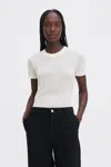 Filippa K Lyocell Cashmere Tee In White