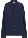 Filippa K Lyocell Shirt In Blue