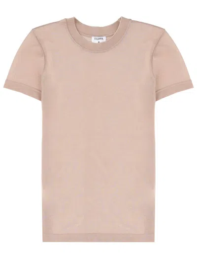 Filippa K Lyocell T-shirt In Neutral