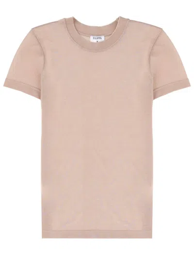 Filippa K Lyocell T Shirt In Neutral