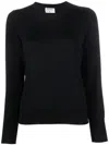 Filippa K Fine Merino Wool Crew-neck Sweater In Black
