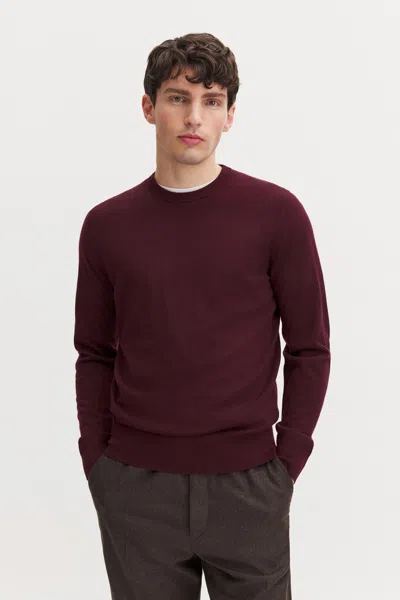 Filippa K Merino Sweater In Burgundy
