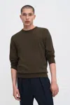 Filippa K Merino Sweater In Green