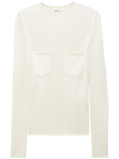 FILIPPA K FILIPPA K MESH POCKET TOP CLOTHING