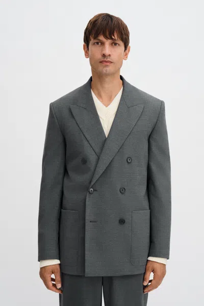 Filippa K Michael Pinstripe Blazer In Gray