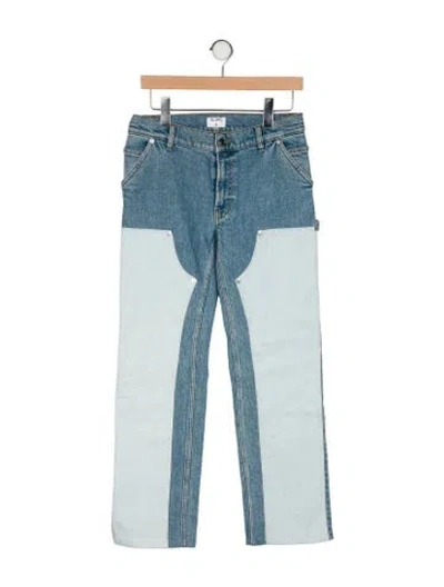 Pre-owned Filippa K Mid-rise Straight Leg Jeans In Blue