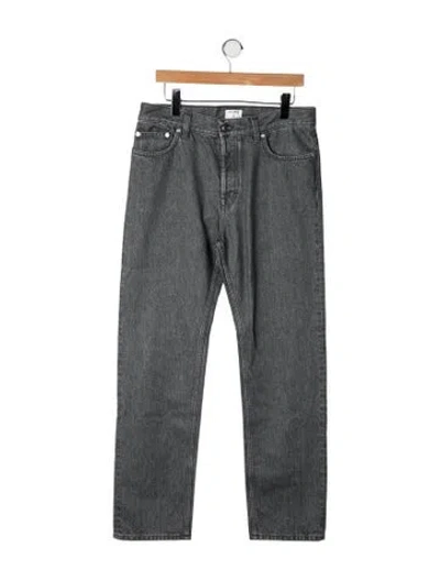 Pre-owned Filippa K Mid-rise Straight Leg Jeans W/ Tags In Grey