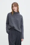 Filippa K Mika Braid Sweater In Gray