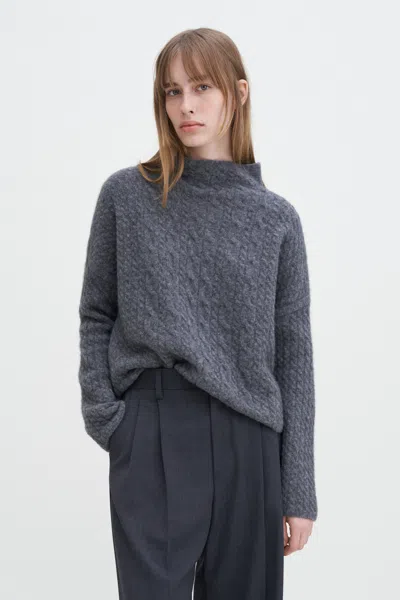 Filippa K Mika Braid Sweater In Gray