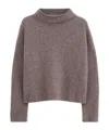 Filippa K Mika Yak Funnel Neck Sweater In Gray