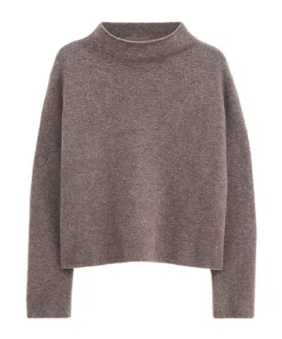 Filippa K Mika Yak Funnel Neck Sweater In Gray