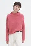 Filippa K Mika Yak Funnelneck Sweater In Pink