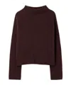 Filippa K Mika Yak Funnelneck Sweater In Burgundy