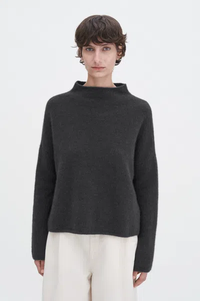 Filippa K Mika Yak Funnelneck Sweater In Green