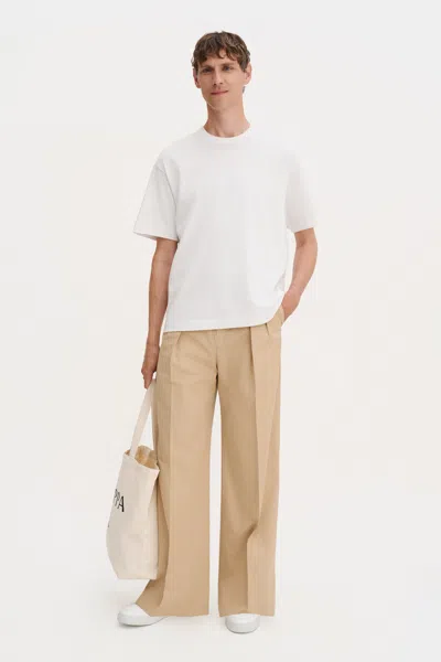 Filippa K Milo Cotton Trousers In Brown