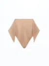 Filippa K Mohair Triangle Scarf In Brown