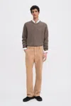 Filippa K Moleskin Carpenter Trousers In Brown