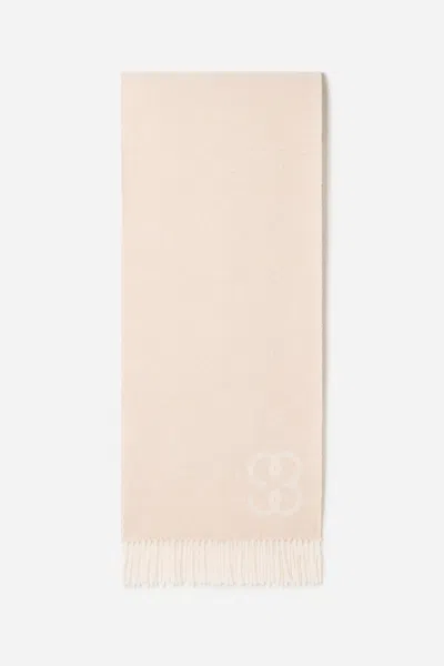 Filippa K Monogram Scarf In Sand