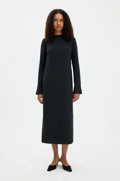 Filippa K Naia Boatneck Dress In Black