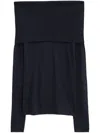 Filippa K Light Off Shoulder Top In Black
