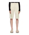 Filippa K Off-white Relaxed Shorts In Neutral