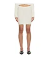 Filippa K Off-white Rib Miniskirt In White