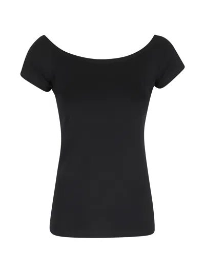 Filippa K Off-the-shoulder T-shirt In Black