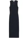 Filippa K Organic Cotton Long Dress In Black