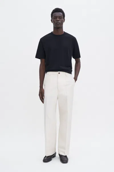 Filippa K Oversized Work Trousers In White