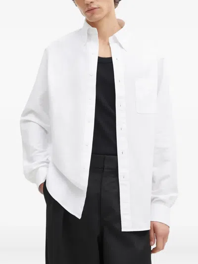 Filippa K Oxford Pocket Shirt In White